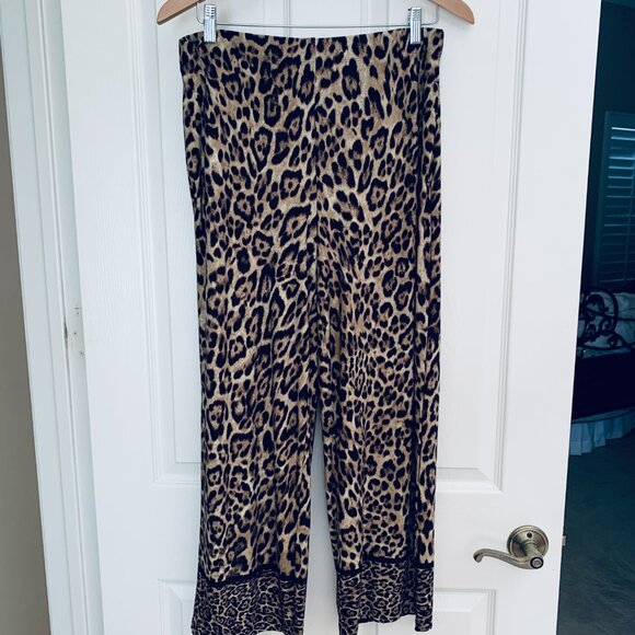 ANIMAL PRINT PANTS Fabric similar to raveler’s Line of Another Manufacturer Sz S - Picture 2 of 5